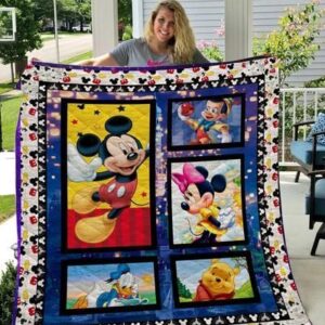 Disney Characters Quilt Blanket  Quilt